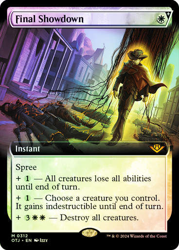 Final Showdown (otj) (312) / Foil Extended