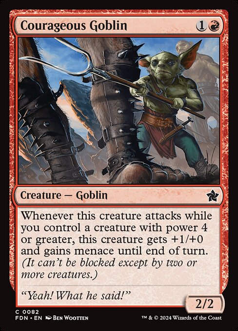 Courageous Goblin (FDN) (82)