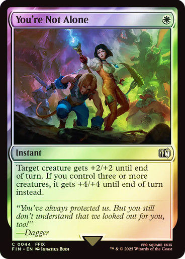 You're Not Alone (FIN) (44) / Foil