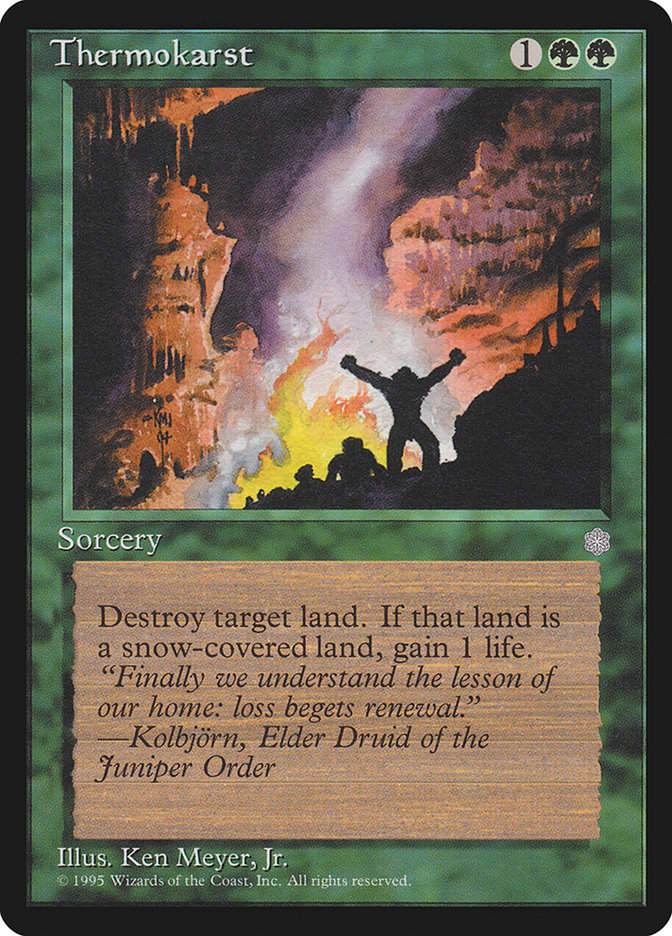 Thermokarst (ice)