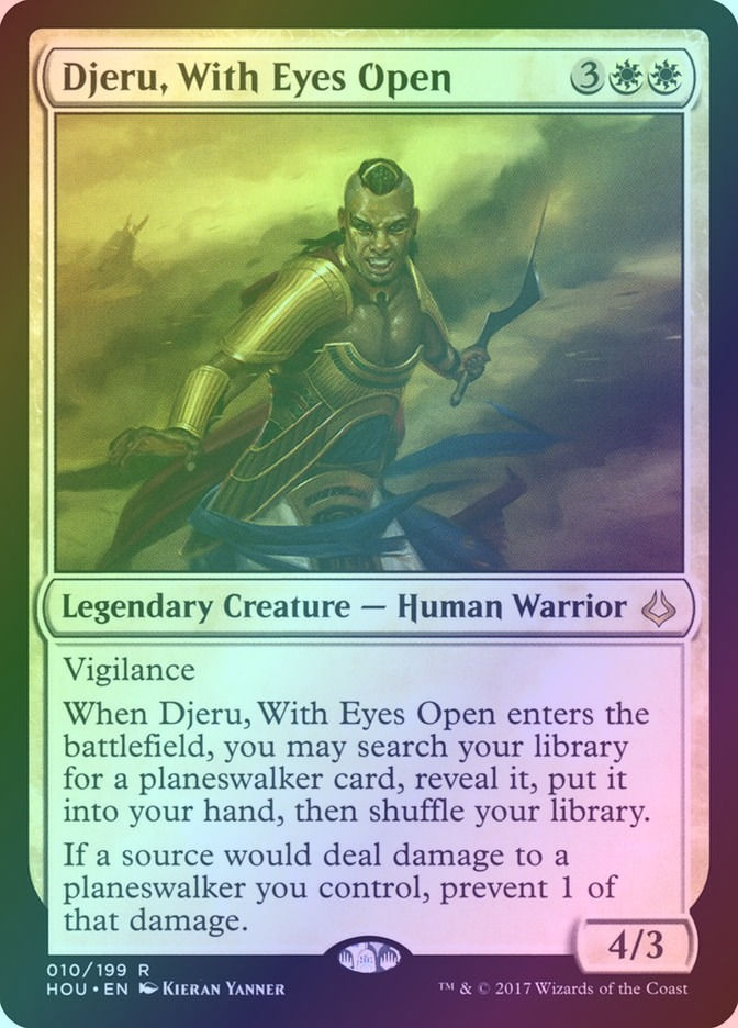 Djeru, With Eyes Open (HOU) (10) / Foil