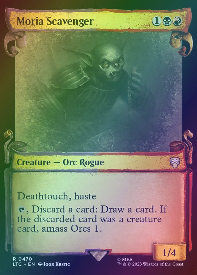 Moria Scavenger (LTC) (470) / Showcase / Foil
