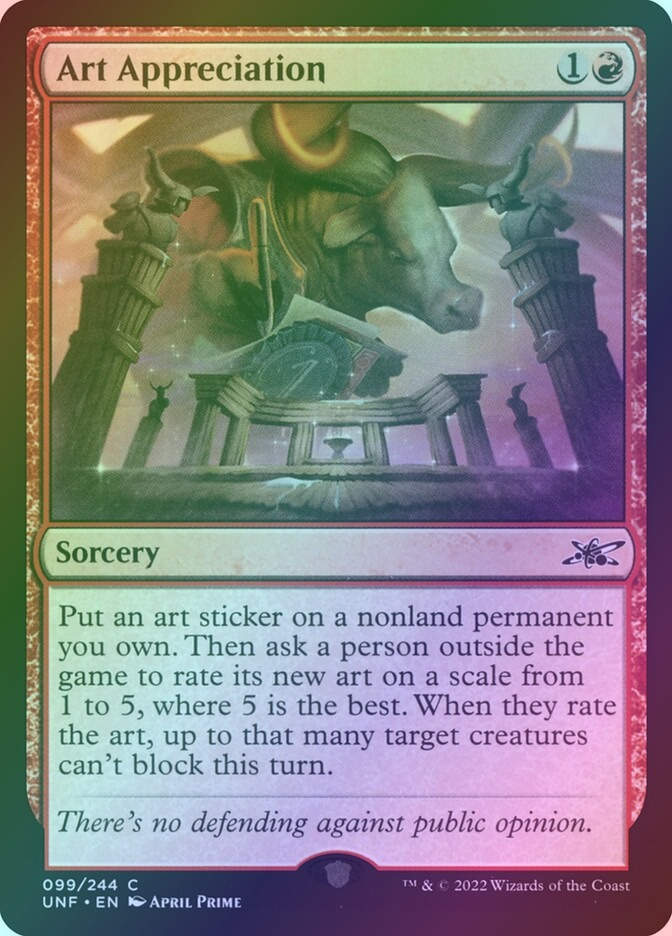 Art Appreciation (UNF) (99) / Foil