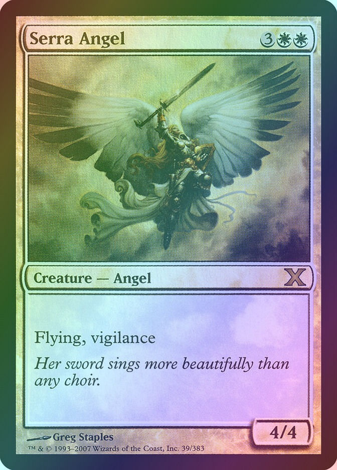 Serra Angel (10E) (39★) / Foil