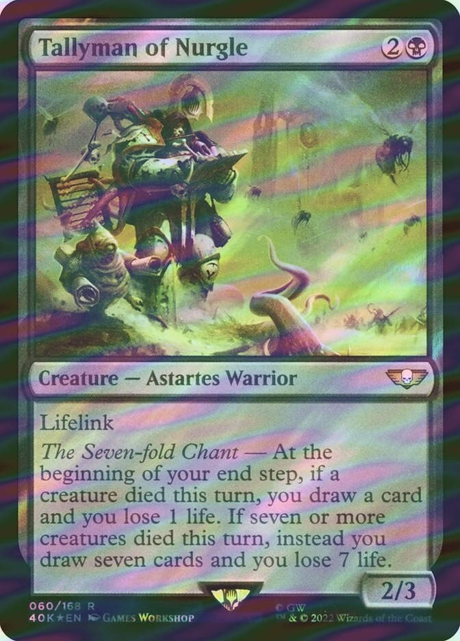 Tallyman of Nurgle (40K) (60★) / Surge Foil