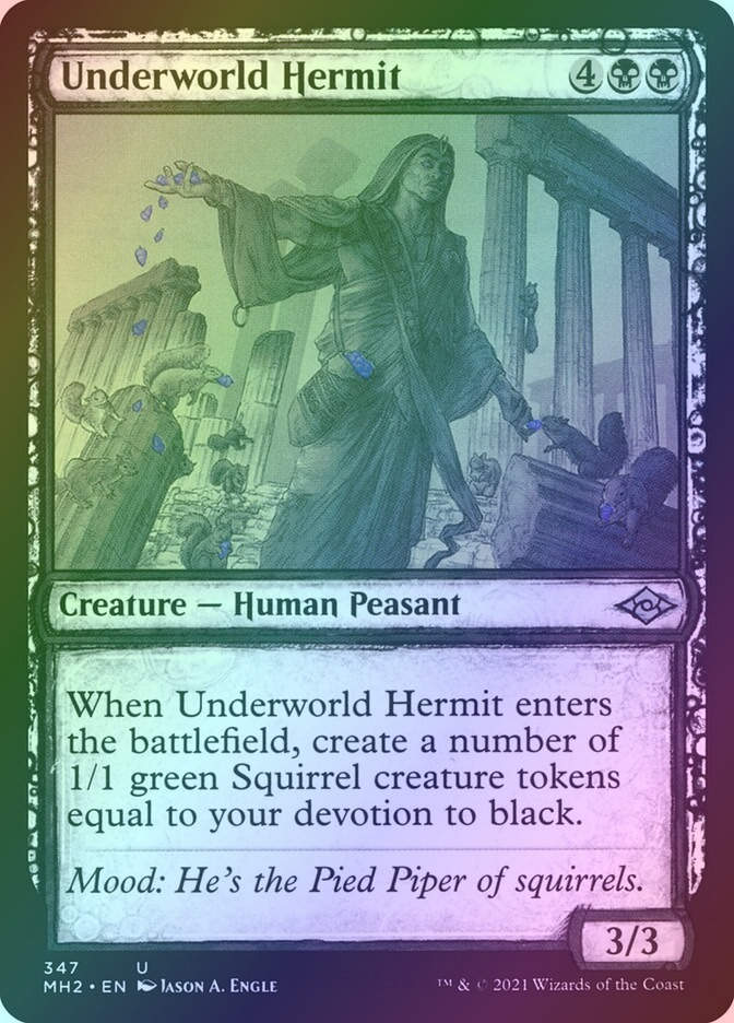 Underworld Hermit (MH2) (347) / Showcase / Foil