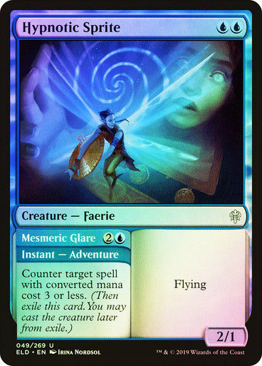 Hypnotic Sprite // Mesmeric Glare (ELD) (49) / Foil