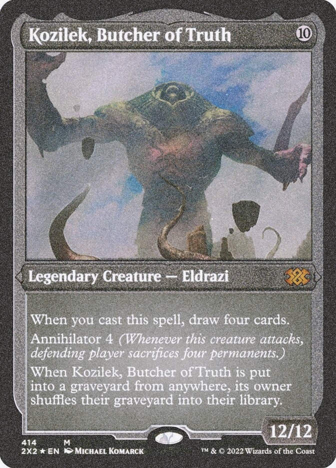 Kozilek, Butcher of Truth (2X2) (414) / Foil Etched