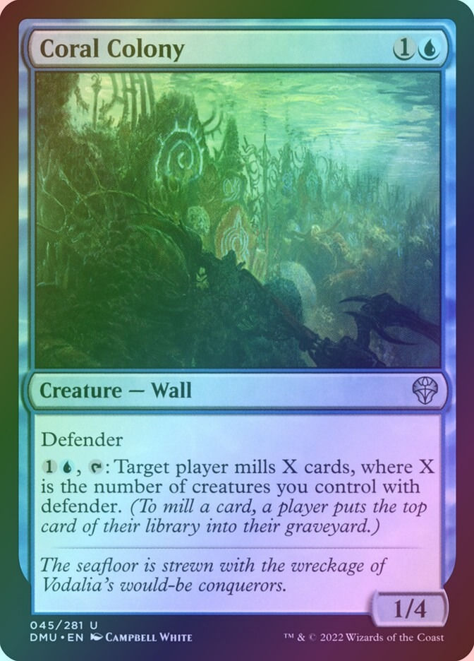 Coral Colony (DMU) (45) / Foil