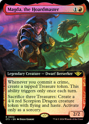 Magda, the Hoardmaster (otj) (334) / Foil Extended