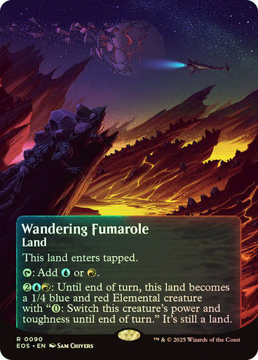 Wandering Fumarole (EOS) (90) / Borderless / Foil