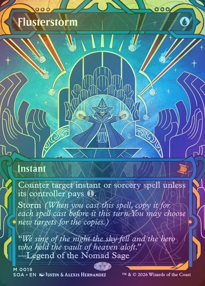 Flusterstorm (SOA) (18) / Borderless / Showcase / Foil