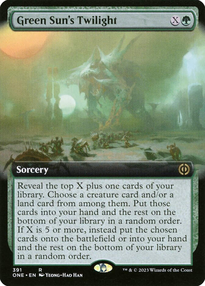 Green Sun's Twilight (ONE) (391) / Extended Art