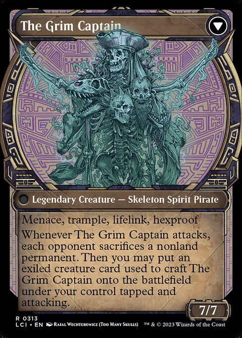 Throne of the Grim Captain // The Grim Captain (lci) / Showcase — cara 2 de 2