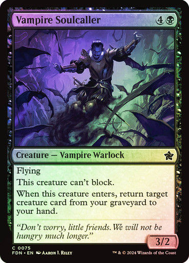 Vampire Soulcaller (FDN) (75) / Foil