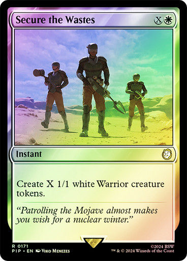 Secure the Wastes (pip) (171) / Foil