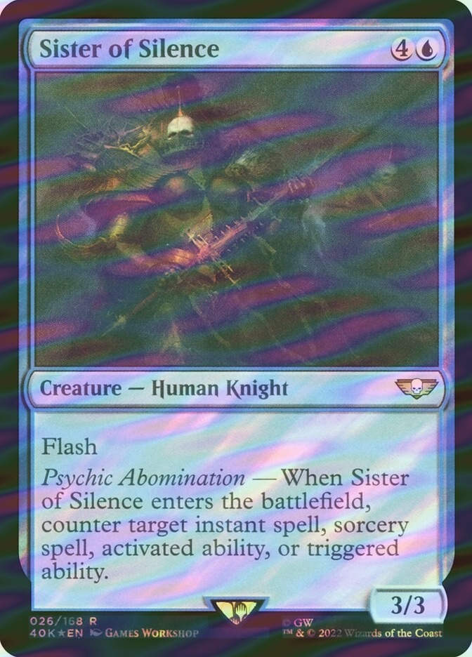 Sister of Silence (40K) (26★) / Surge Foil
