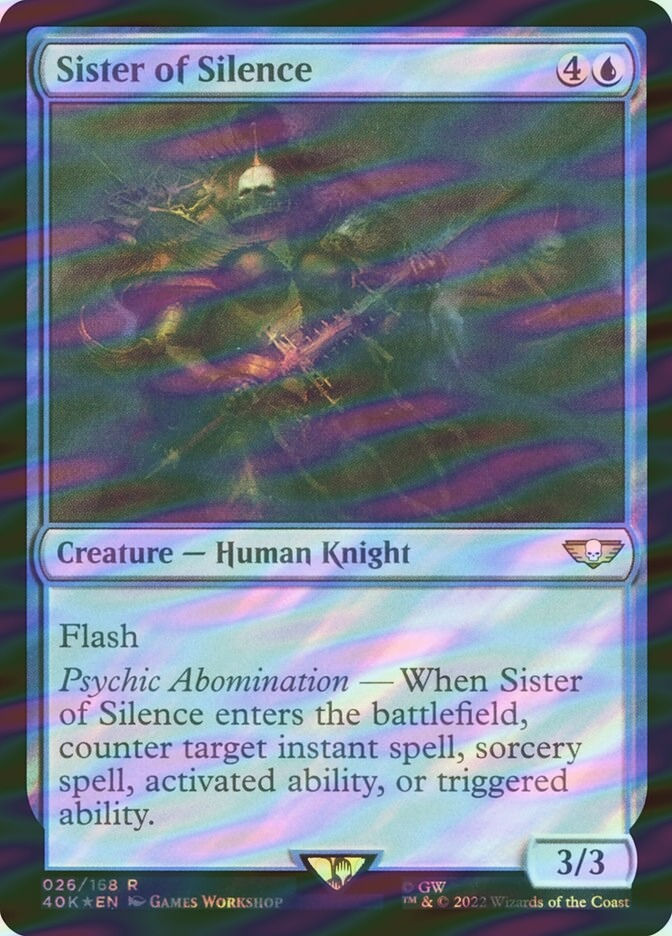 Sister of Silence (40K) (26★) / Surge Foil