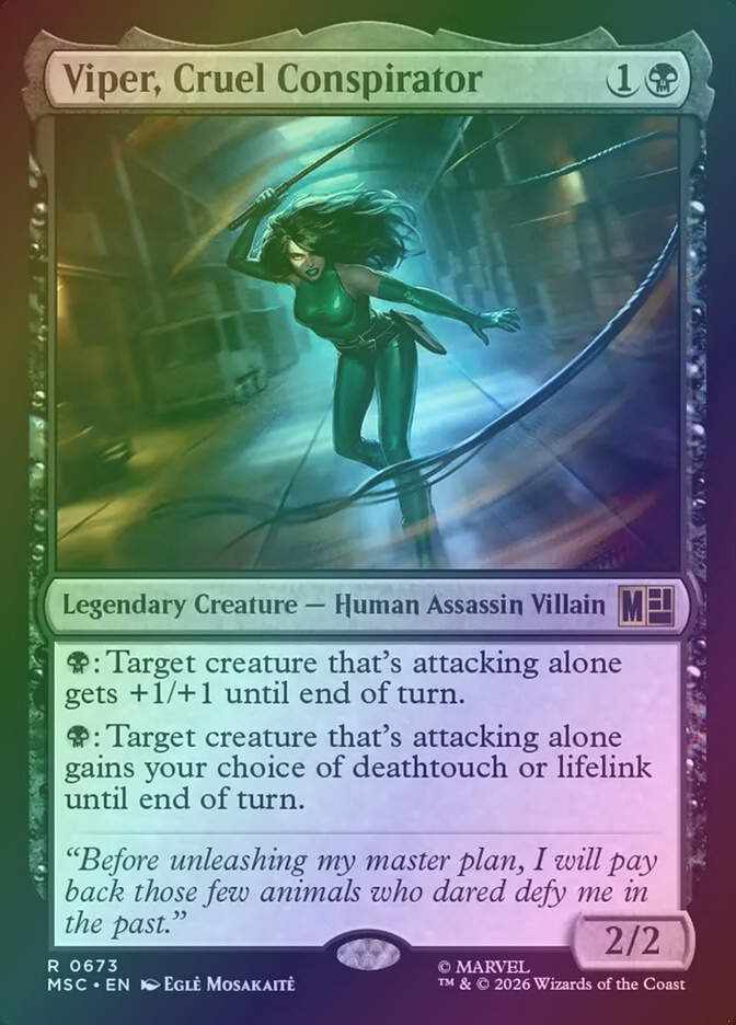 Viper, Cruel Conspirator (MSC) (673) / Foil