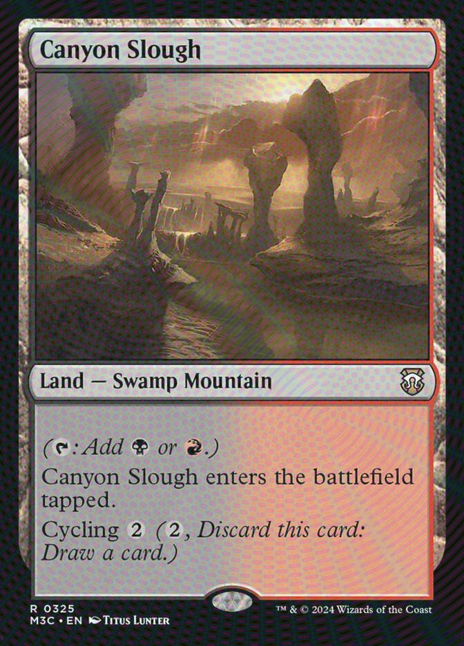Canyon Slough (M3C) (325) / Ripple Foil