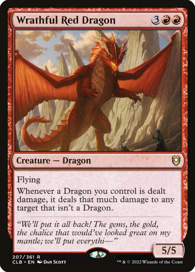 Wrathful Red Dragon (CLB) (207)