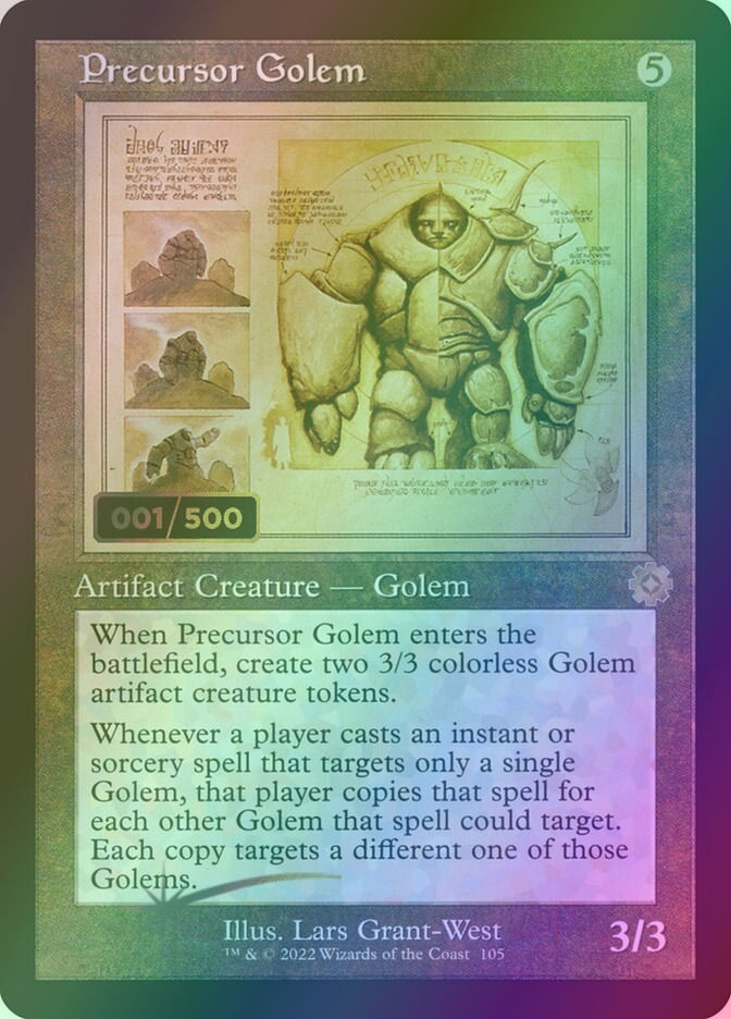 Precursor Golem (BRR) (105z) / Serialized