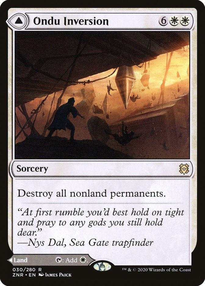 Ondu Inversion // Ondu Skyruins (ZNR) (30) — cara 1 de 2