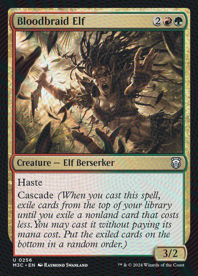 Bloodbraid Elf (M3C) (256) / Ripple Foil