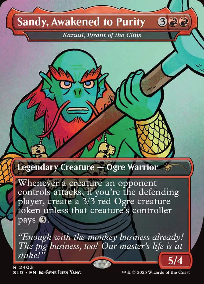 Kazuul, Tyrant of the Cliffs (SLD) (2403) / Borderless