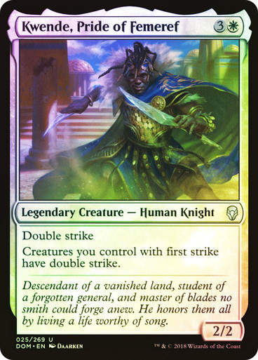 Kwende, Pride of Femeref (DOM) (25) / Foil