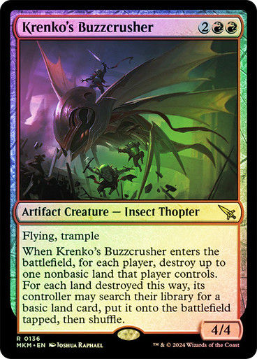 Krenko's Buzzcrusher (mkm) (136) / Foil