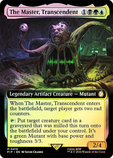 The Master, Transcendent (pip) (419) / Extended Art Foil