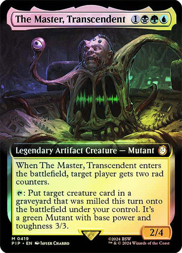 The Master, Transcendent (pip) (419) / Extended Art Foil