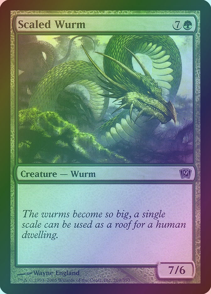 Scaled Wurm (9ED) (269★) / Foil