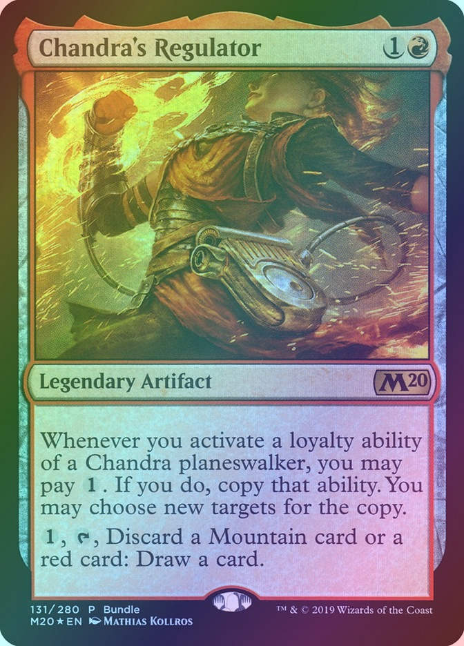 Chandra's Regulator (PM20) (131) / Foil