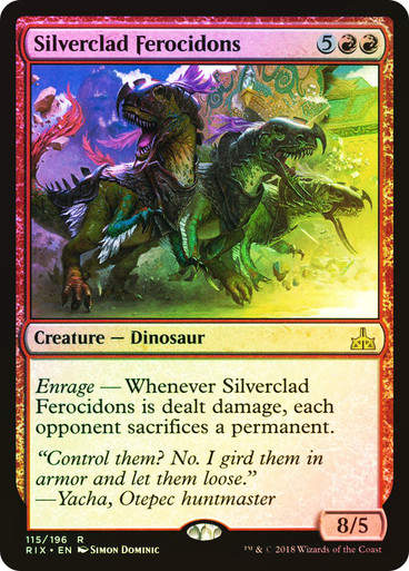 Silverclad Ferocidons (RIX) (115) / Foil