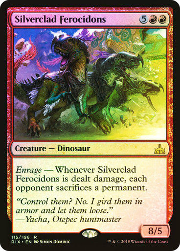 Silverclad Ferocidons (RIX) (115) / Foil