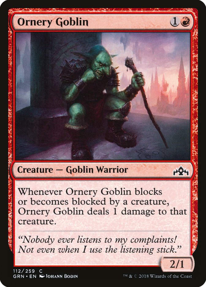 Ornery Goblin (GRN) (112)