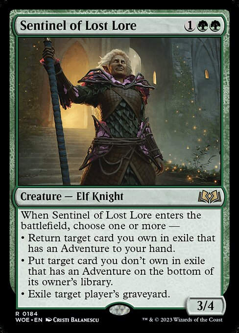 Sentinel of Lost Lore (woe)