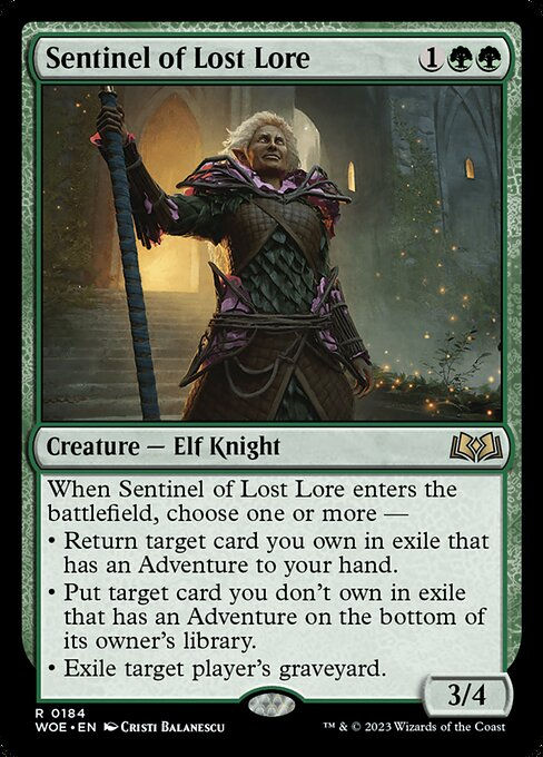 Sentinel of Lost Lore (woe)