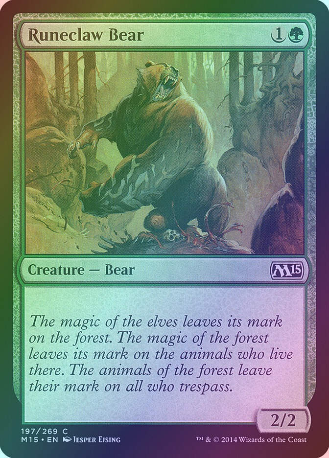 Runeclaw Bear (M15) (197) / Foil
