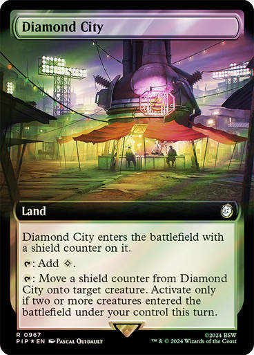 Diamond City (pip) (967) / Extended Surge Foil