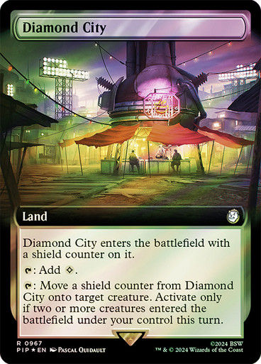 Diamond City (pip) (967) / Extended Surge Foil