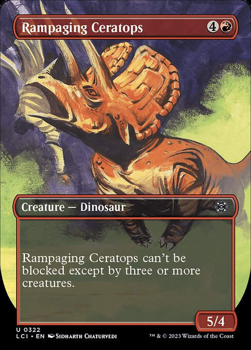 Rampaging Ceratops (lci) / Borderless