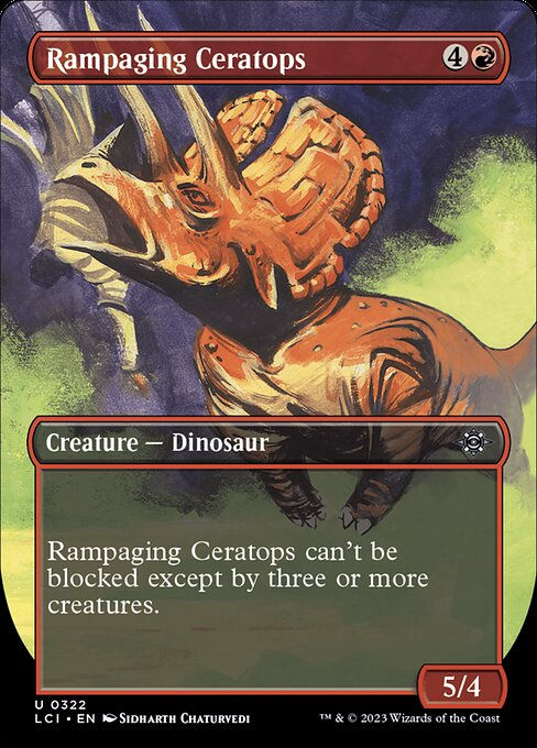 Rampaging Ceratops (lci) / Borderless