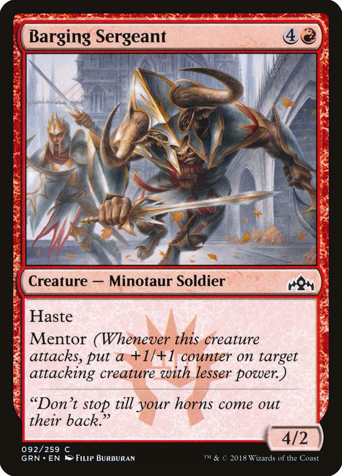 Barging Sergeant (GRN) (92)