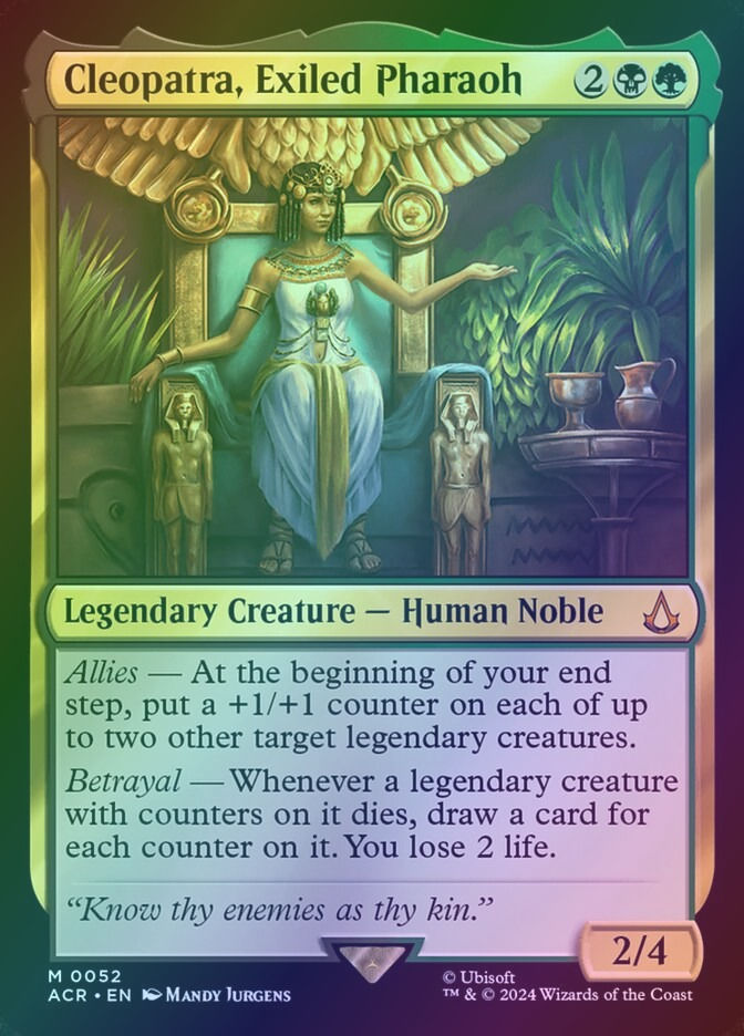 Cleopatra, Exiled Pharaoh (ACR) (52) / Foil