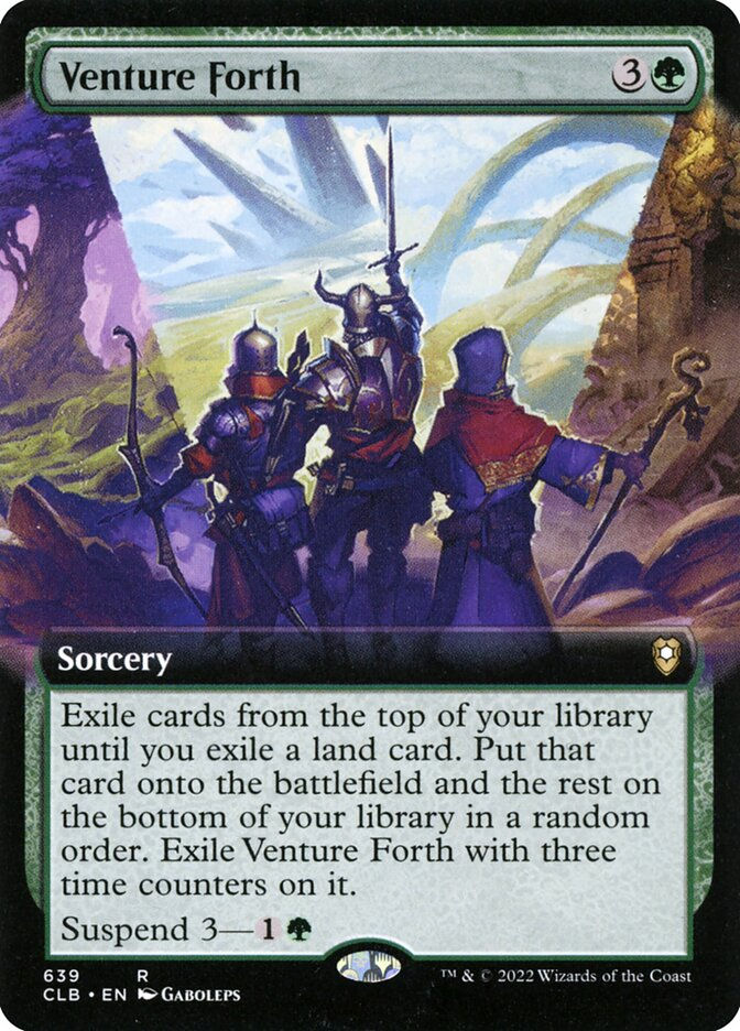 Venture Forth (CLB) (639) / Extended Art