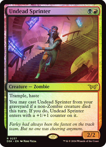 Undead Sprinter (DSK) (237) / Foil