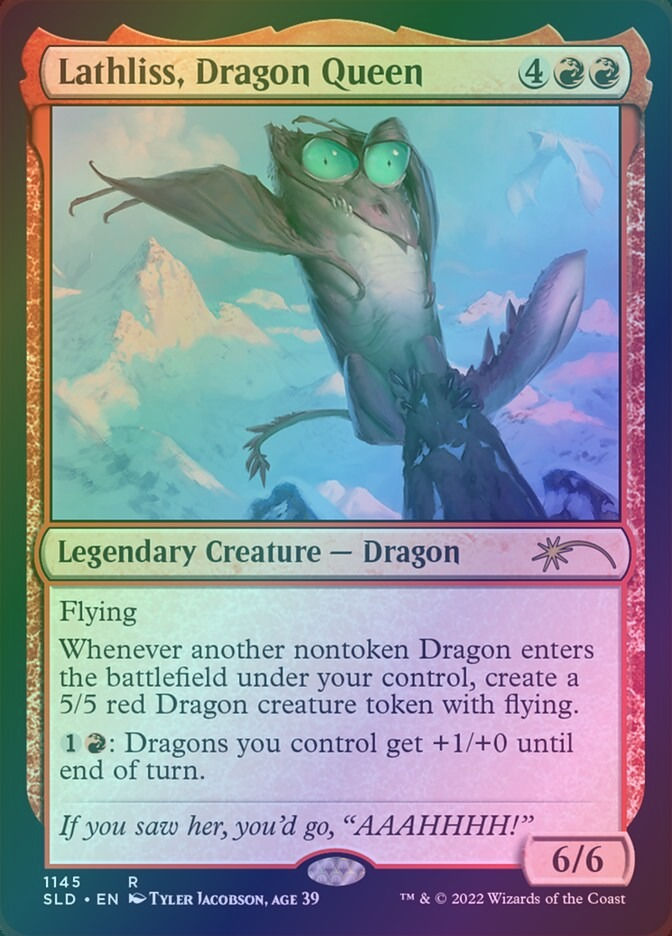 Lathliss, Dragon Queen (SLD) (1145) / Foil